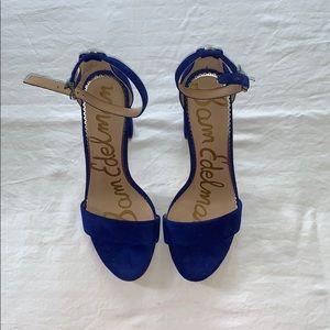 Sam Edelman Blue Suede Shoes